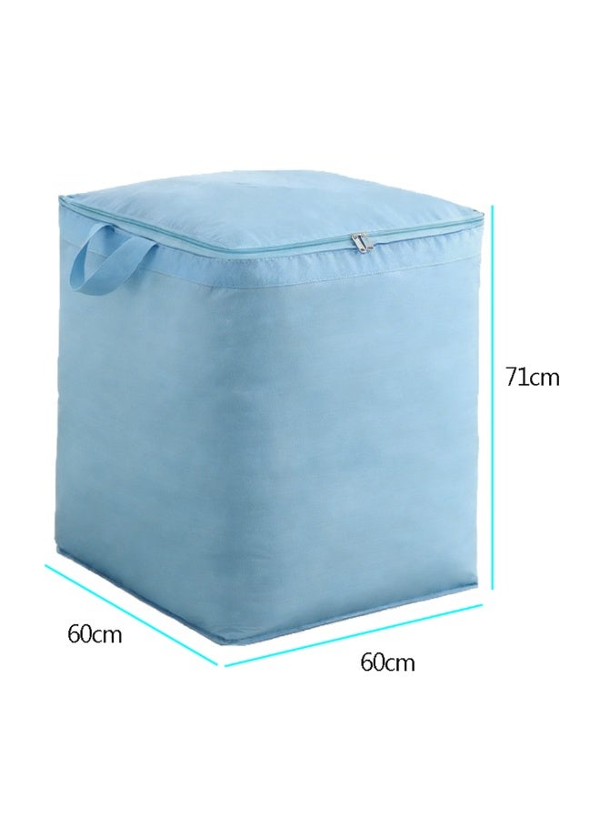 Large Heavy Duty Moving Bags with Reinforced Handles & Zipper, Foldable Waterproof Storage Bag for Clothes, Bedding, Blankets, Moving Supplies for Dorm, Home, Travel, 300L, Blue - Image 2